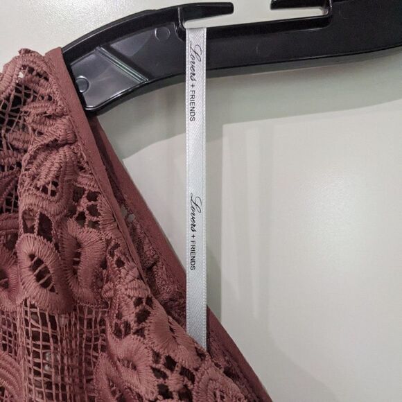 Lovers & Friends | Dream Vacay lace dress in Mauve - Picture 9 of 15